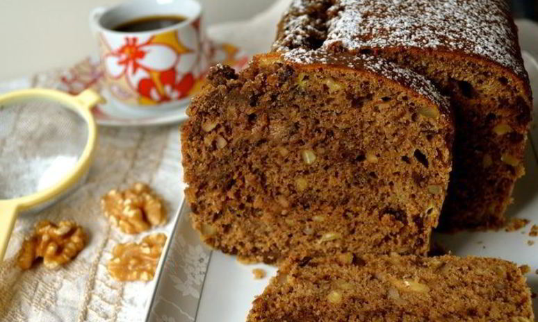 Рецепт шоколадна-бананового кекс с кофе