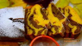 Шоколадно-тыквенный кекс