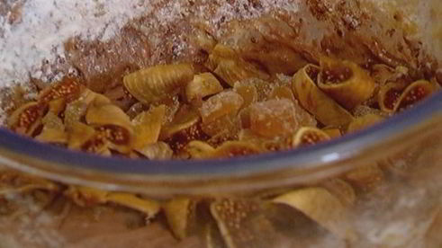 шоколадный кекс с инжиром и имбирем