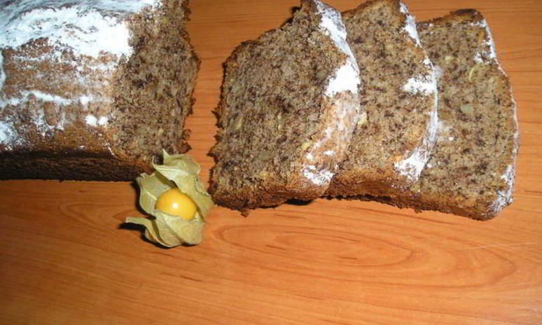 Рецепт шоколадного кекса с кешью и физалисом