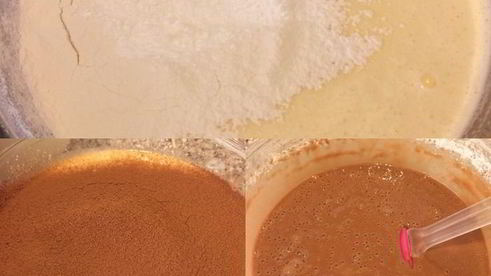 шоколадный кекс с кизилом