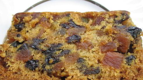 традиционный английский рождественский кекс