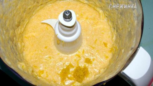 тыквенный кекс с цитрусовой пропиткой