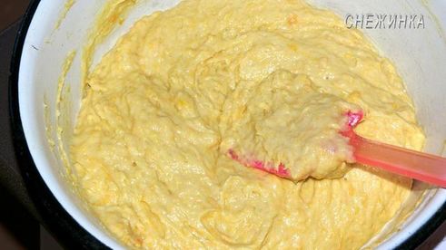 тыквенный кекс с цитрусовой пропиткой