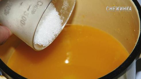 тыквенный кекс с цитрусовой пропиткой