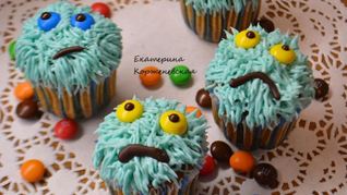 Тыквенные кексы Монстрики