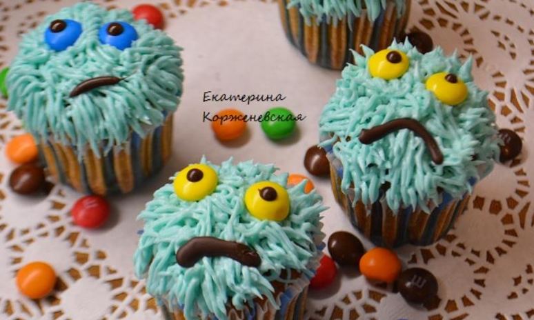 Рецепт тыквенных кексов монстрики