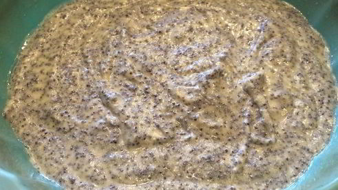 воздушный кекс с маком