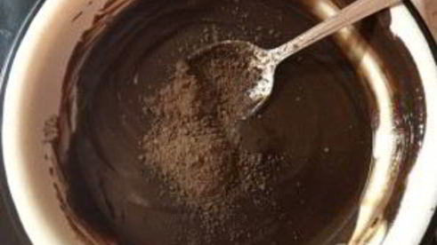 яблочный кекс с шоколадом