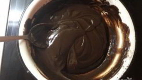 яблочный кекс с шоколадом