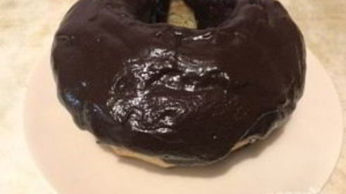 яблочный кекс с шоколадом