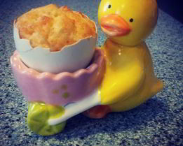 Яблочные пасхальные кексики в скорлупе