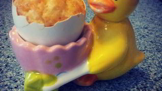 Яблочные пасхальные кексики в скорлупе