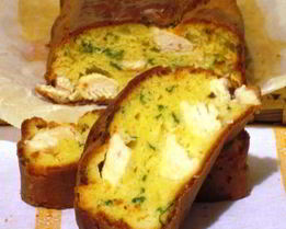 Закусочный кекс с курицей