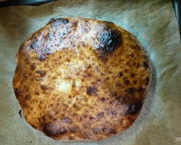 Хачапури из слоеного дрожжевого теста