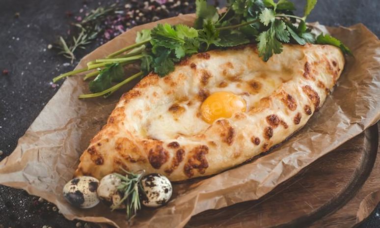 Рецепт хачапури по аджарски из слоеного теста