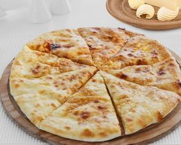 Хачапури с творогом на сковороде на кефире