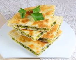 Хачапури с зеленью