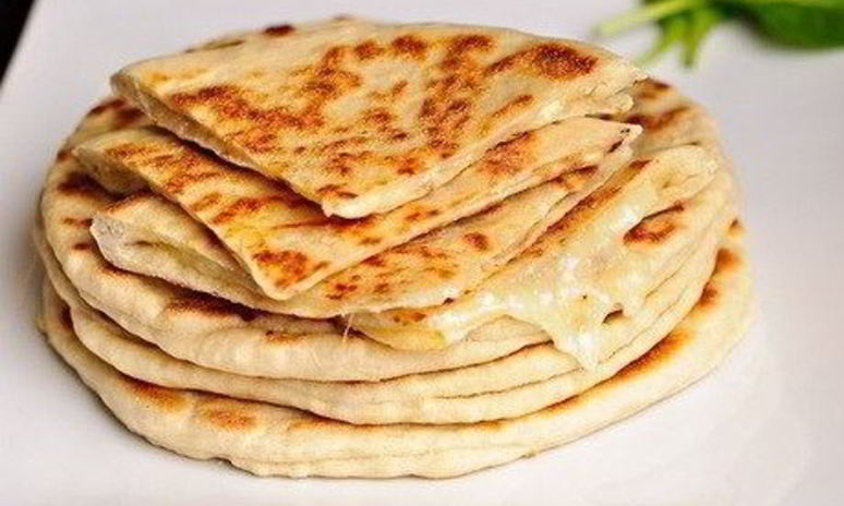 Рецепт мгновенного хачапури на сковороде