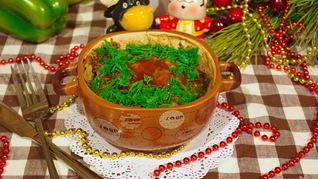 Американский мясной хлеб в горшочке