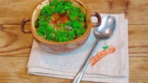 американский мясной хлеб в горшочке