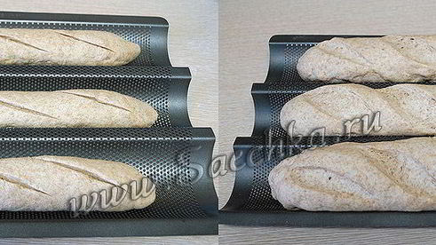 багет с отрубями