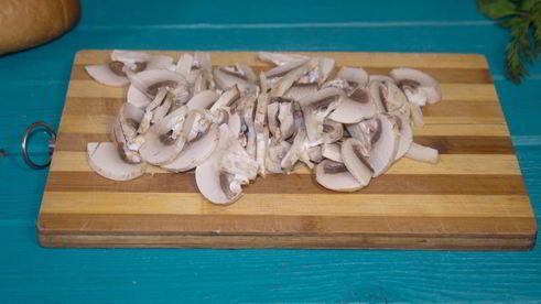 батон с начинкой