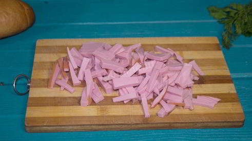 батон с начинкой