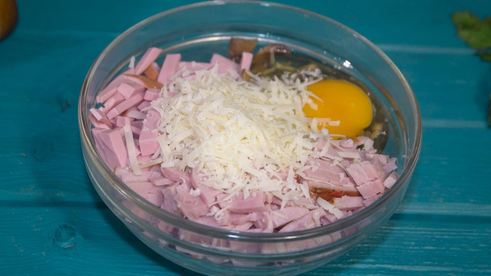 батон с начинкой