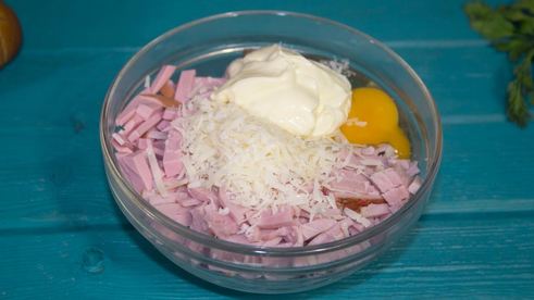 батон с начинкой