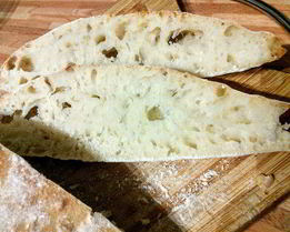 Белый хлеб Чиабатта