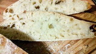 Белый хлеб Чиабатта