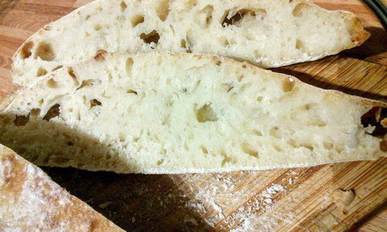 Рецепт белого хлеба чиабатта