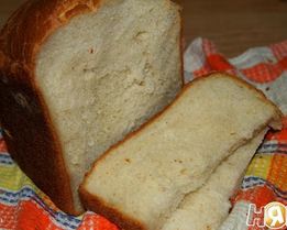 Белый хлеб на сыворотке с яблочным пюре