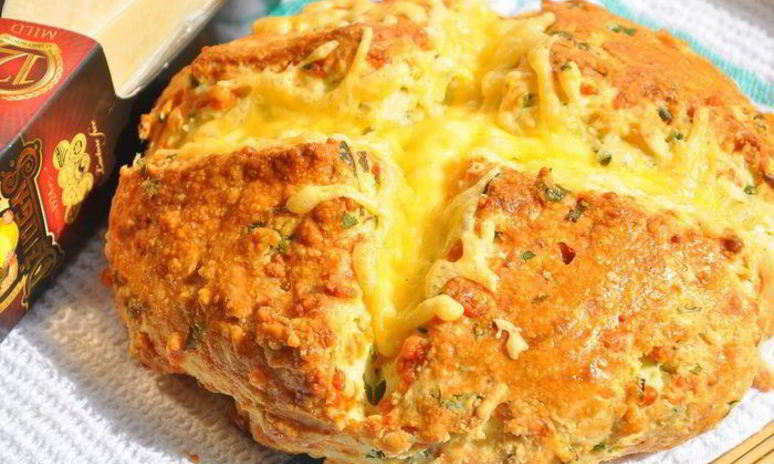 Рецепт большого сырного скона