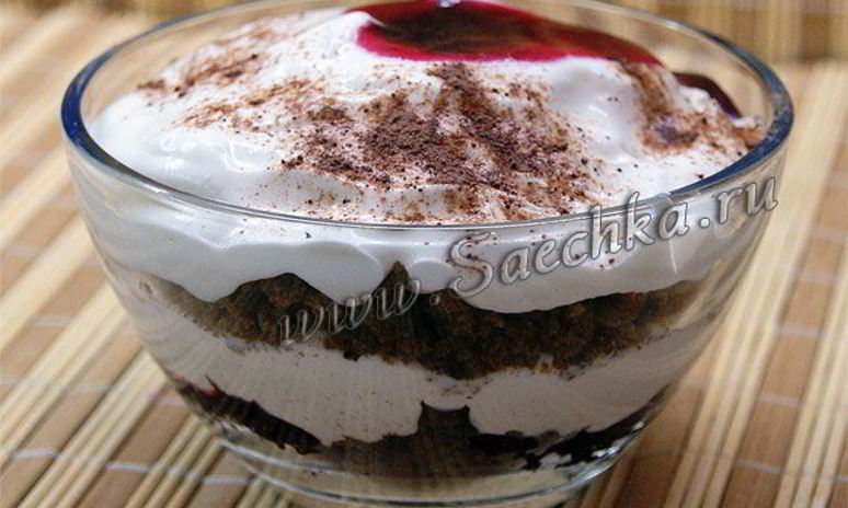 Рецепт десерта из черного хлеба амброзия