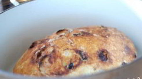 дрожжевой хлеб с клюквой