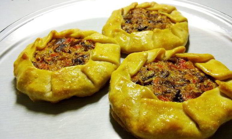 Рецепт галет с грибной икрой