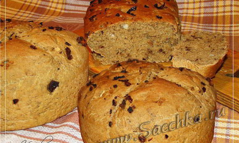 Рецепт грибного хлеба с чесноком