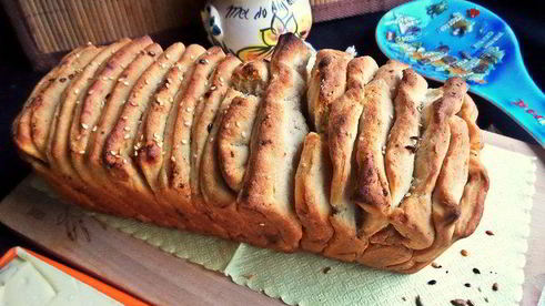 итальянский хлеб гармошка