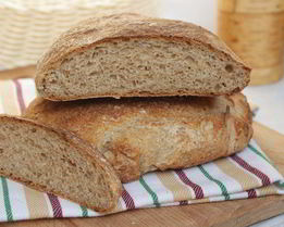 Хлеб на твороге с мукой