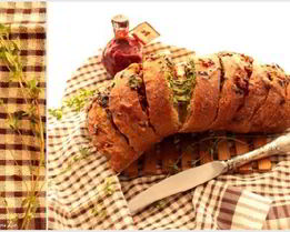 Хлеб с пикантной начинкой