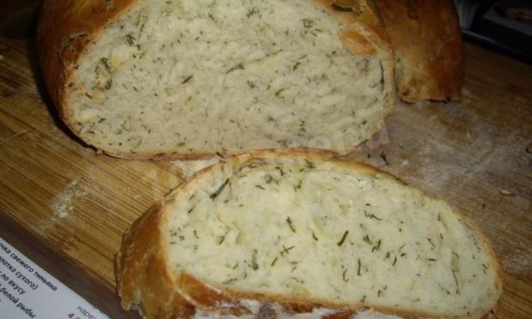 Рецепт хлеба с укропом