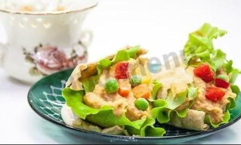 Рецепт питы и хумус — перекуса на работе