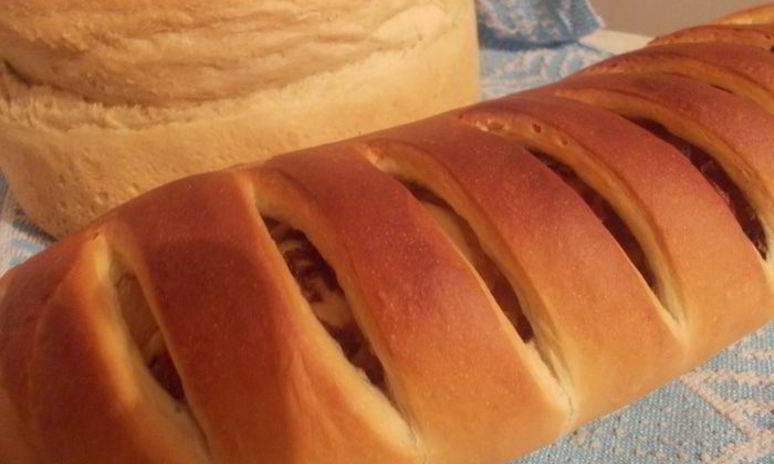 Рецепт рулета-батона с капустой