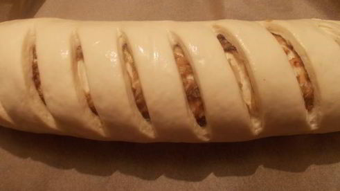 рулет-батон с капустой