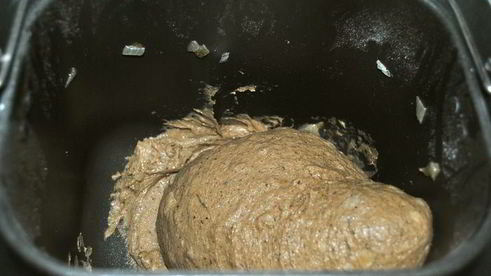 ржаной батон с луком