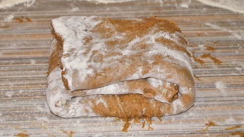 ржаной батон с луком