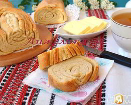 Слоеный хлеб Pan de hojaldre