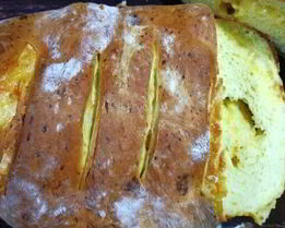 Сырный домашний хлеб